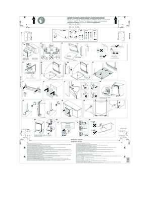 Instructie SMEG vaatwasser inbouw STL7332CL