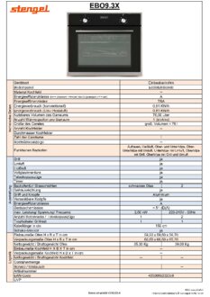 Instructie STENGEL minikeuken MINSTE1110000602000