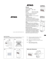 Instructie ATAG oven met magnetron inbouw CX4311A