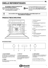 Instructie BAUKNECHT oven inbouw BIK7 EH8VS PT