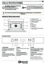 Instructie BAUKNECHT oven met magnetron inbouw EMEK7 6845 PT