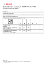 Instructie BOSCH kookplaat inbouw inductie PVS651FB5E