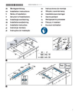 Instructie BOSCH kookplaat inbouw keramisch PKG775FP2E