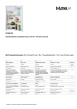 Instructie ETNA koelkast inbouw KVS50122