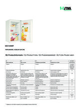 Instructie ETNA koelkast tafelmodel KKV149WIT