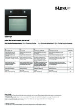 Instructie ETNA oven inbouw mat zwart OM971ZT