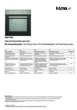 Instructie ETNA oven inbouw rvs OM871RVS