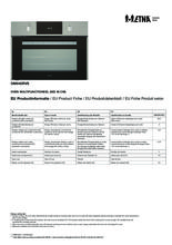 Instructie ETNA oven inbouw rvs OM945RVS