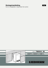 Instructie LIEBHERR koelkast onderbouw UIK1510-22