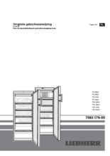Instructie LIEBHERR koelkast professioneel FKv3643-20