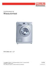 Instructie Miele PW 5065 AV ED rvs professionele wasmachine
