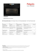Instructie PELGRIM oven inbouw matzwart OVM834MAT