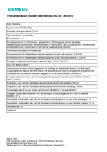 Instructie SIEMENS droger warmtepomp WT43HV00NL