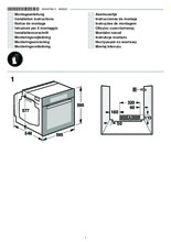 Instructie SIEMENS oven met magnetron inbouw HM676G0W1