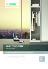 Instructie SIEMENS wasmachine WM14T780NL