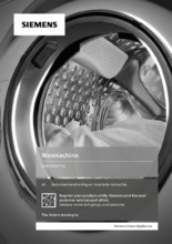 Instructie SIEMENS wasmachine WM14VKH7NL