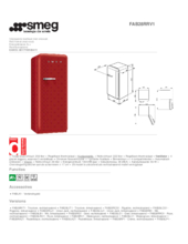 Instructie SMEG koelkast FAB28RRV1 red velvet