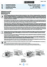 Instructie V-ZUG combi-stoomoven inbouw Combi-Steam HSL