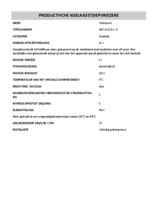 Instructie WHIRLPOOL koelkast inbouw ARZ013/A++ S