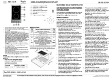 Instructie WHIRLPOOL kookplaat keramisch inbouw AKT316IX
