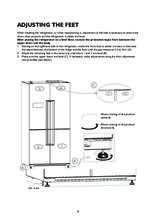 Instructie WHIRLPOOL side/by/side koelkast rvs WMD4001X