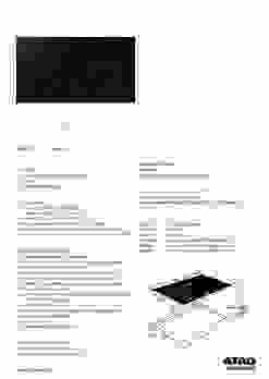 Product informatie ATAG kookplaat inbouw inductie BIH09571EV