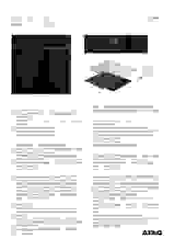 Product informatie ATAG oven inbouw OX6671C