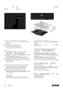Product informatie ATAG oven met magnetron inbouw CX6471C
