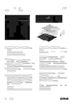 Product informatie ATAG oven met magnetron inbouw CX6671C
