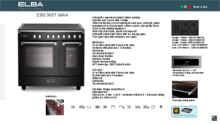 Product informatie ELBA fornuis inductie antraciet EBS 965T IMAA