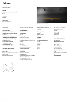 Product informatie FALMEC afzuigkap eiland brons LIGHT120BR