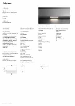 Product informatie FALMEC afzuigkap inbouw PARALLEL70W