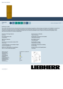Product informatie LIEBHERR koelkast CNDGO 5223 20