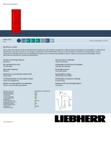 Product informatie LIEBHERR koelkast CNDRE 5223 20