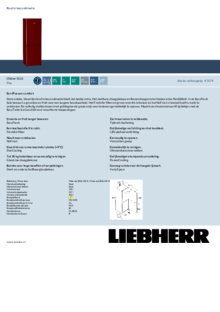 Product informatie LIEBHERR koelkast CNDWR 5223 20