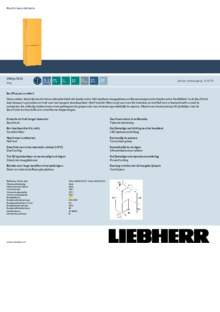 Product informatie LIEBHERR koelkast CNDYE 5223 20