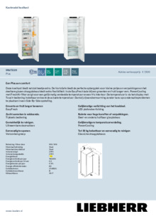 Product informatie LIEBHERR koelkast SRd 5220 22