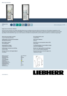 Product informatie LIEBHERR koelkast blacksteel CBNbdc 5733 20