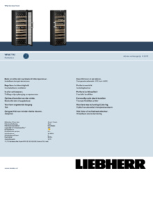 Product informatie LIEBHERR koelkast inbouw DRe 3901 20