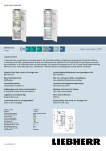 Product informatie LIEBHERR koelkast inbouw ICBNbi 5153 20