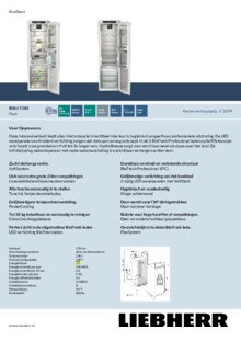 Product informatie LIEBHERR koelkast inbouw IRBci 5180 22