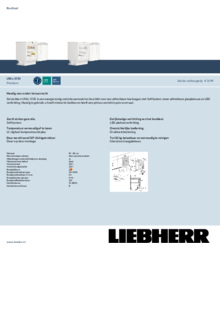 Product informatie LIEBHERR koelkast onderbouw UIKo 1550 25