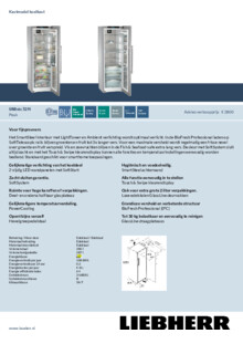 Product informatie LIEBHERR koelkast rvs SRBstc 529i 22