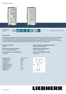 Product informatie LIEBHERR koelkast side by side rvs XRFsd 5265 22