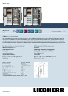 Product informatie LIEBHERR side by side koelkast blacksteel XRCbs 5295 20