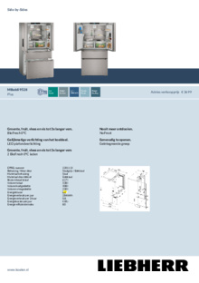 Product informatie LIEBHERR side by side koelkast rvs MBsddi 9528 20