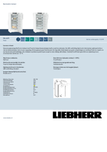 Product informatie LIEBHERR vrieskast FNc 6675 20