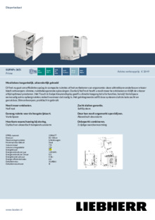 Product informatie LIEBHERR vrieskast onderbouw SUFNPc 365i 20