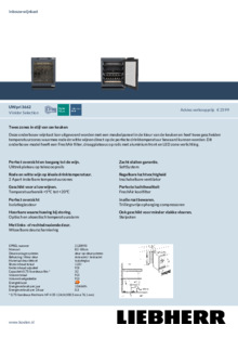 Product informatie LIEBHERR wijnkoelkast onderbouw antraciet UWpri 3662 20