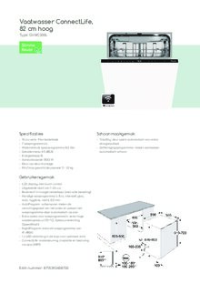 Product informatie PELGRIM vaatwasser inbouw GVWC300L
